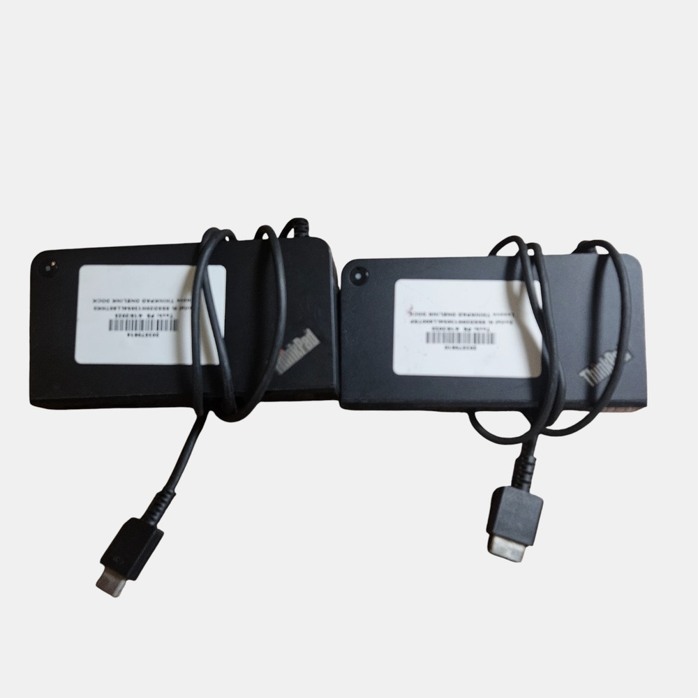 Lot of 2 Lenovo ThinkPad OneLink+ Plus Dock‎ SD20H13054 03X6296 DU9047S1